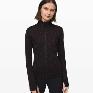 Lululemon Black and Purple Define Jacket sz 4
